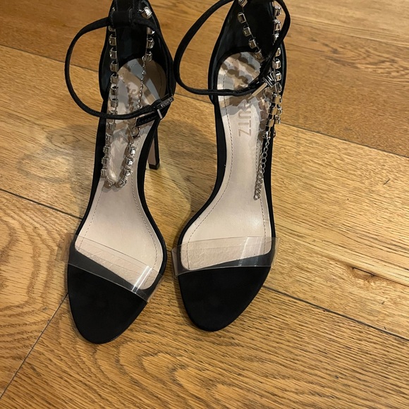 Schutz Sandals/Heels with beautiful bracelet detail, Size 6.5, Worn once inside - Picture 2 of 4